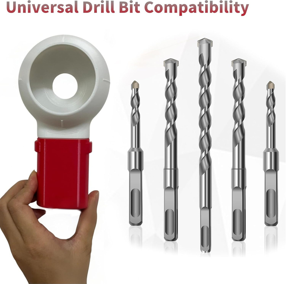 Drill Dust Collector Box 3D Printed Drill Dust Collection Multipurpose Catcher B
