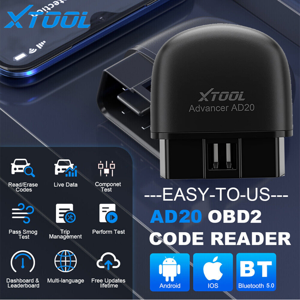 XTOOL AD20 Car OBD2 Scanner Diagnostic Tool Auto Engine Check Fault Code Reader