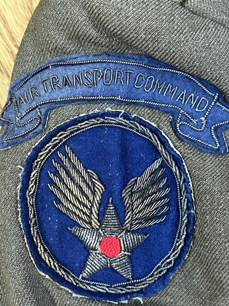 WWII US Army Coat Theater Made Iceland Base Command Air Transport Command Patch