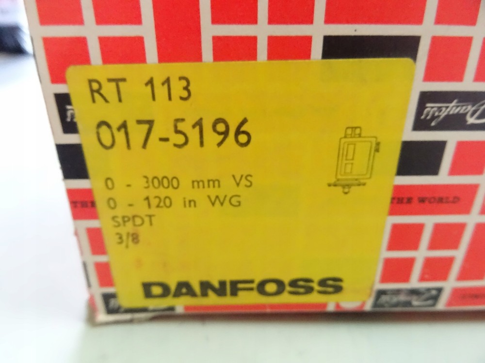 Danfoss RT113 Temperature Controller 017-5196