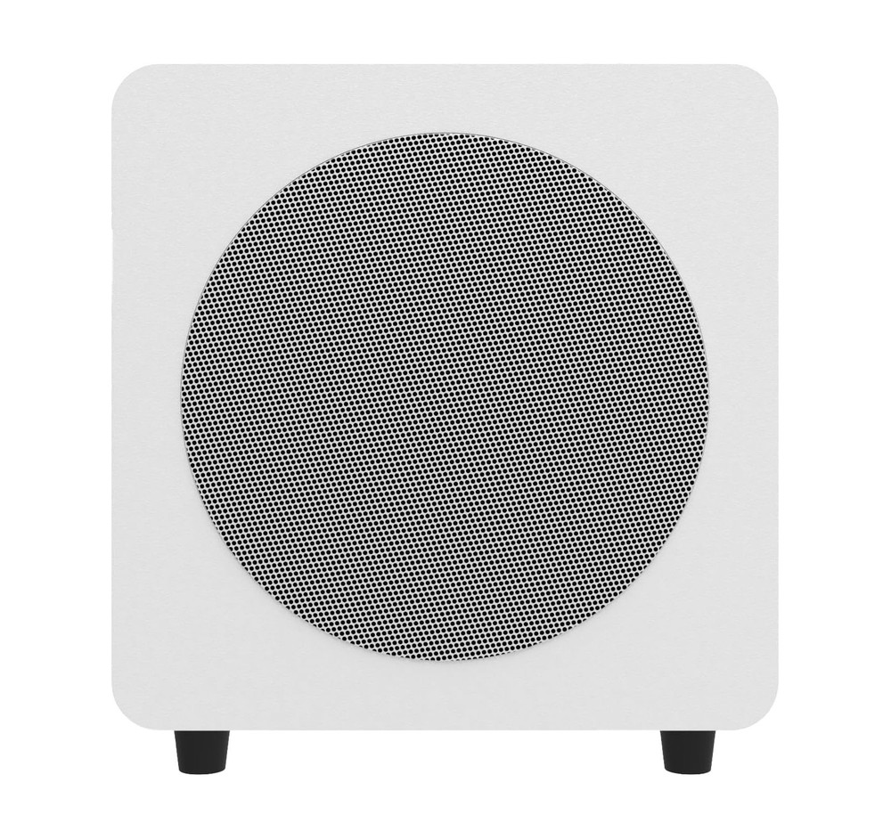 Kanto SUB8V - Matte White w/Grill 8-inch Powered Subwoofer (Open Box) Box Damage