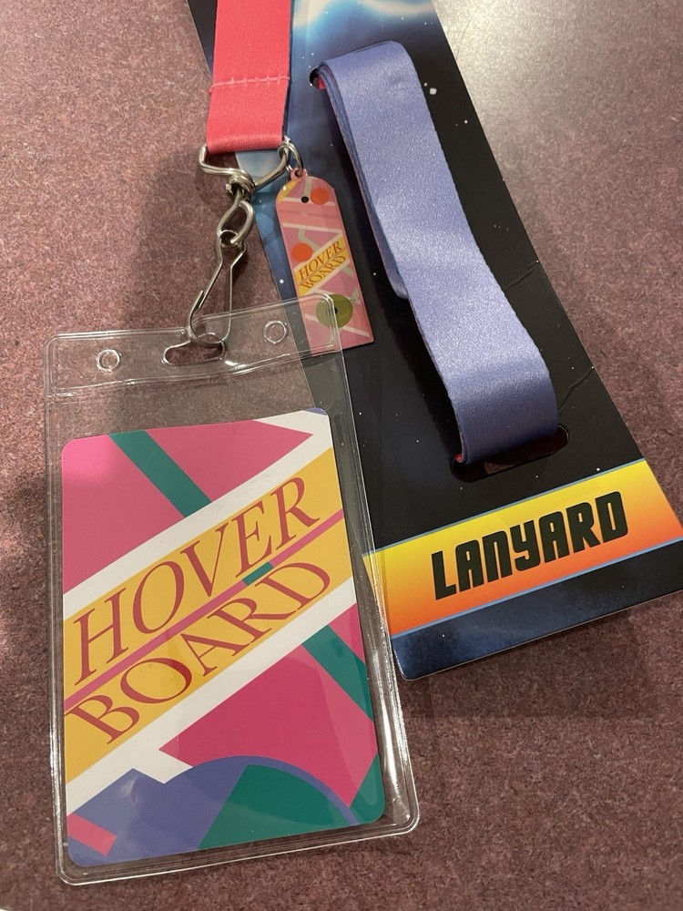 Universal Back To The Future Hoverboard Lanyard. NWT.
