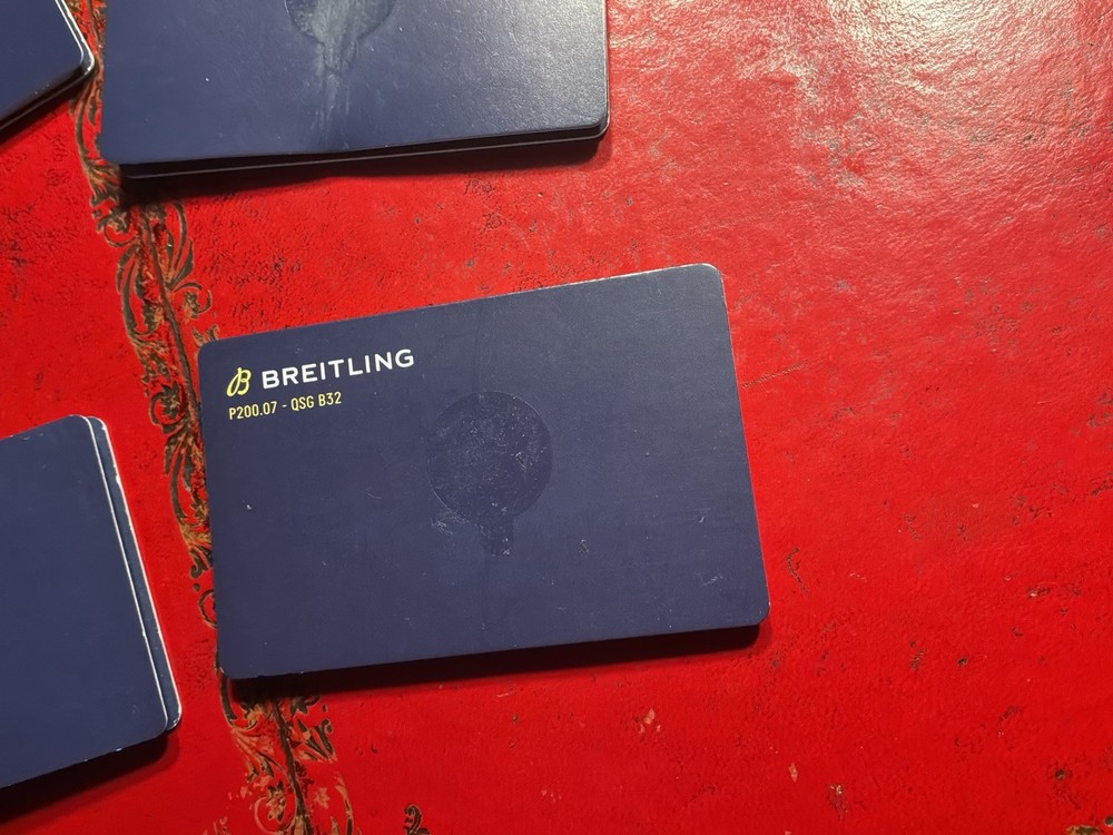 Breitling Quick Start Guide Booklet Manual, For Different Watch Models Available