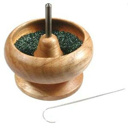 Bead Spinner Spin & String (SW16) Mini Wooden Bead Stringing Tool Beadsmith