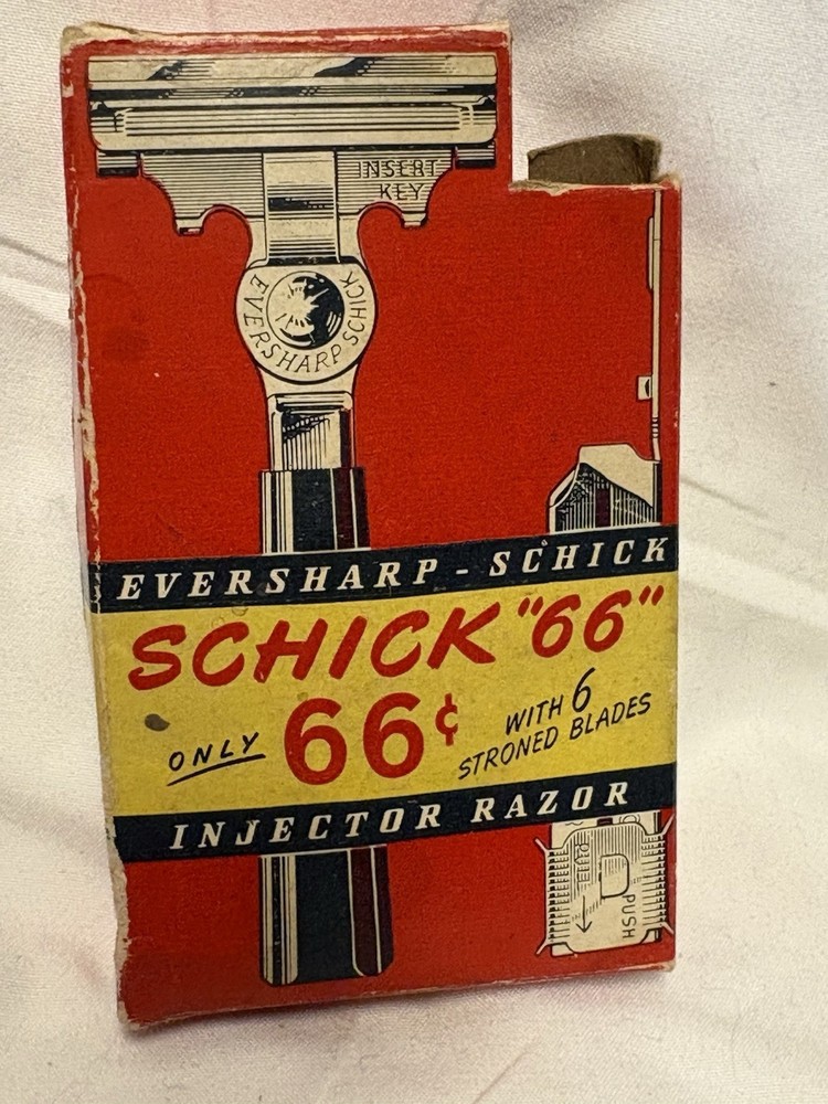 vintage schick eversharp injector razor 66 Boxed