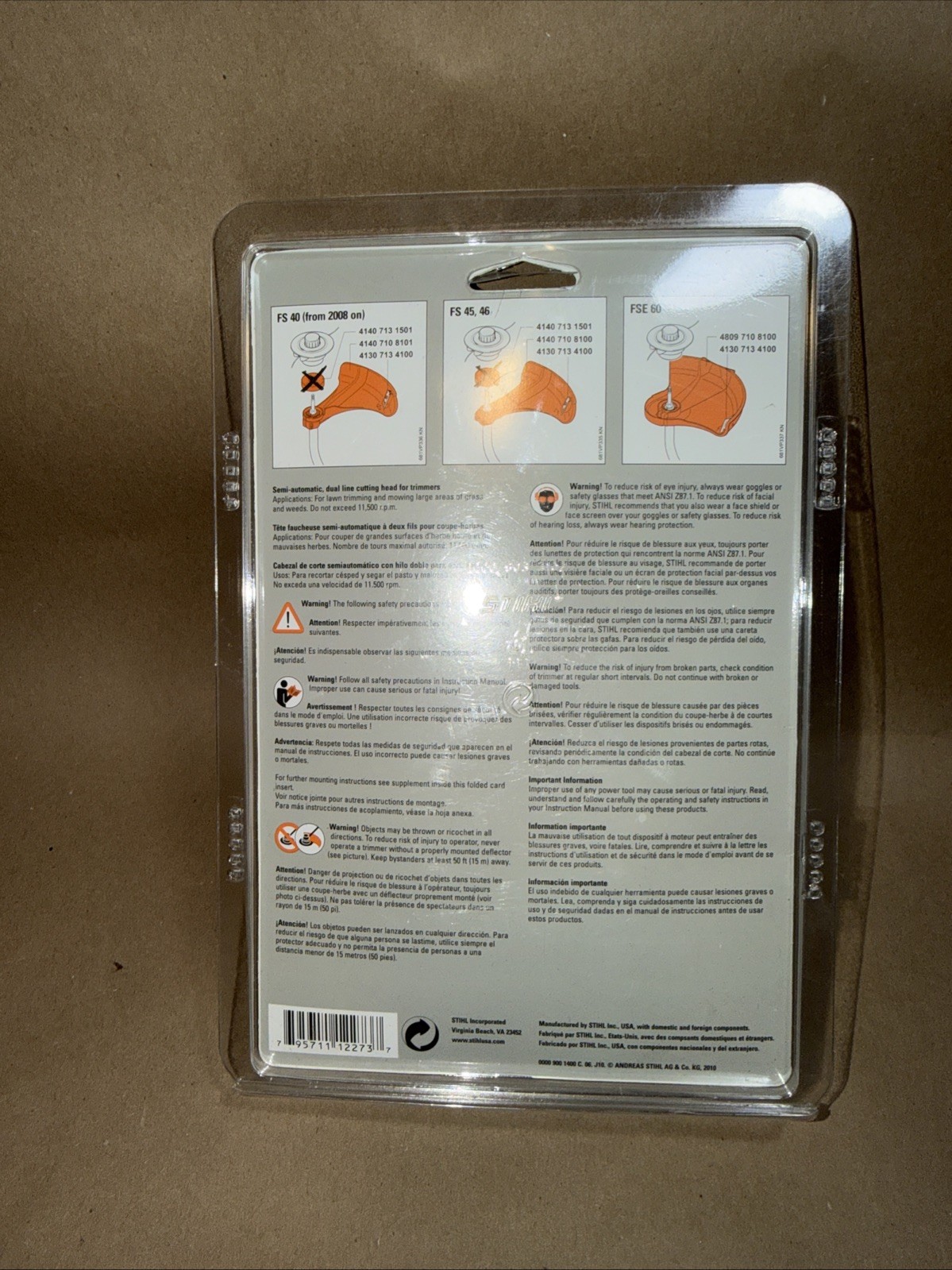 OEM Trimmer Head Stihl 5-2 FS38 FS40 FS45 FS46 FS50 FSE60 4006 710 2103 new