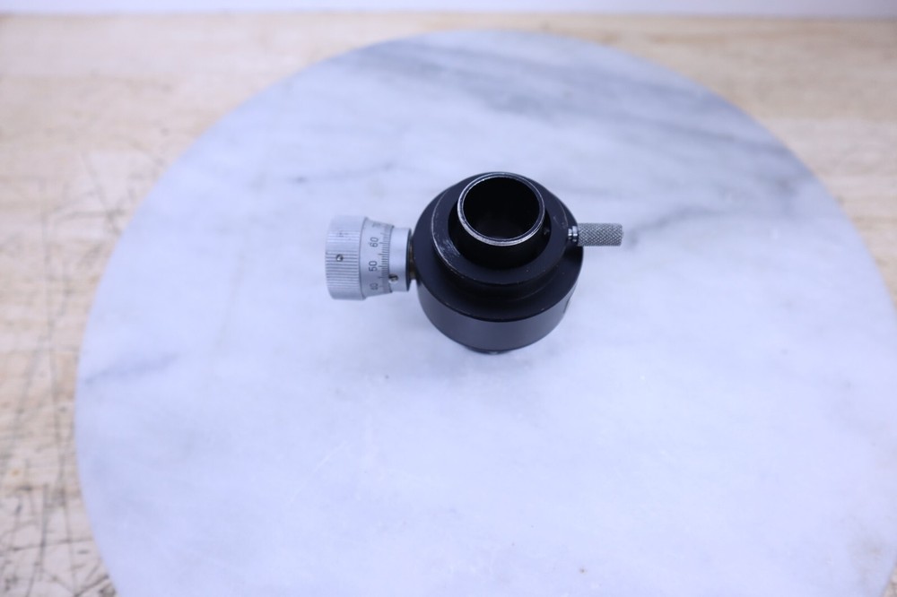 Nice Used Original Optem Microscope Camera Adapter 10X 0.01mm Micrometer - USA