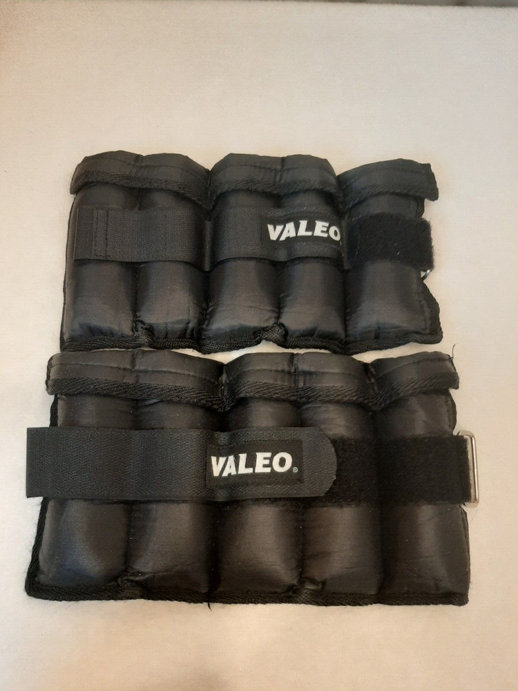 Valeo Fit Pair Ankle & Wrist Weights 2pcs Each One is 2.5LBS Adjustable