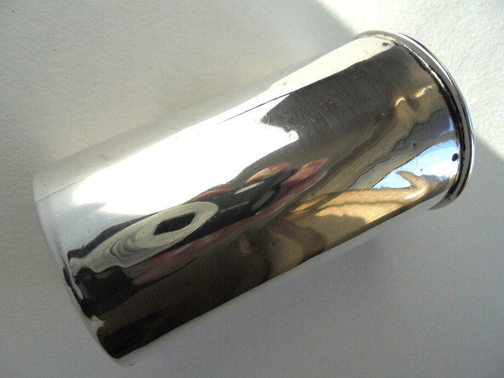 19th Century Silver Military Mug Goblet