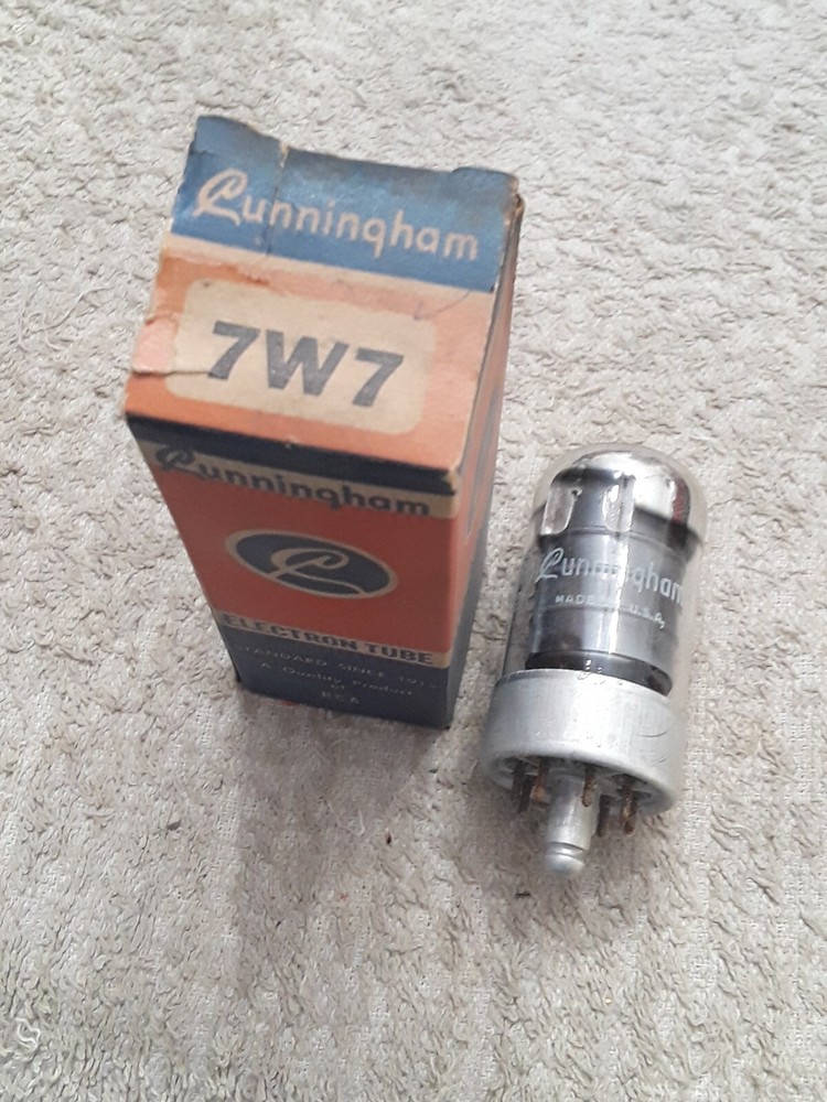NOS Cunningham 7W7 Vacuum tube