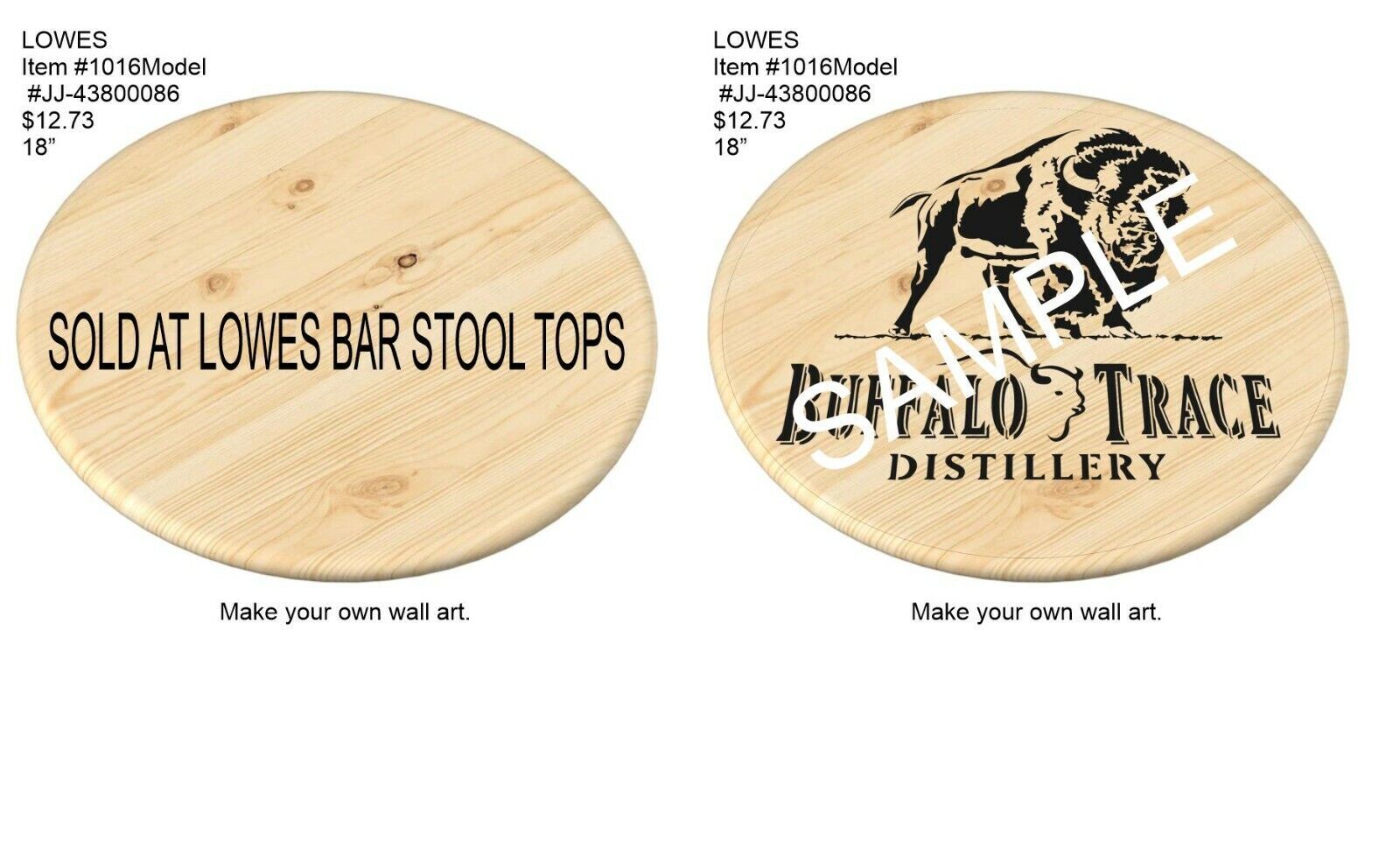 Stencil Airbrush Barrel Whiskey Whisky Bourbon 1 layer 18"