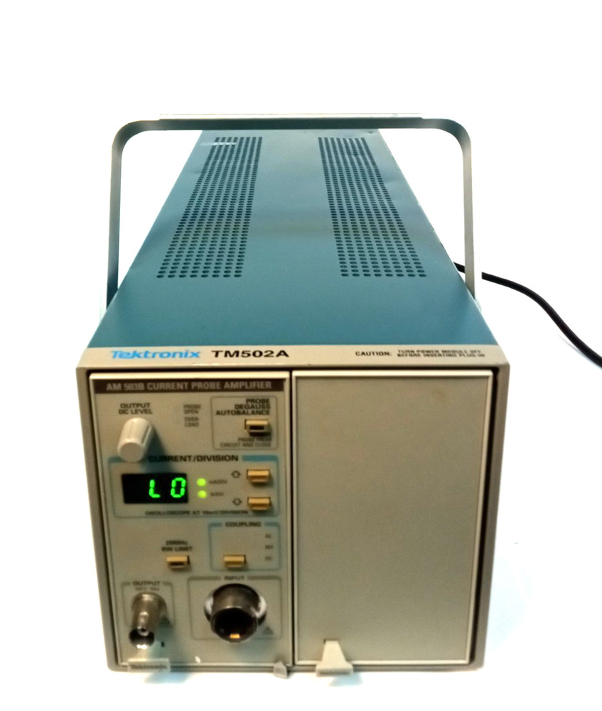 Tektronix TM502A AM Mainframe W/ 503B Current Probe Amplifier
