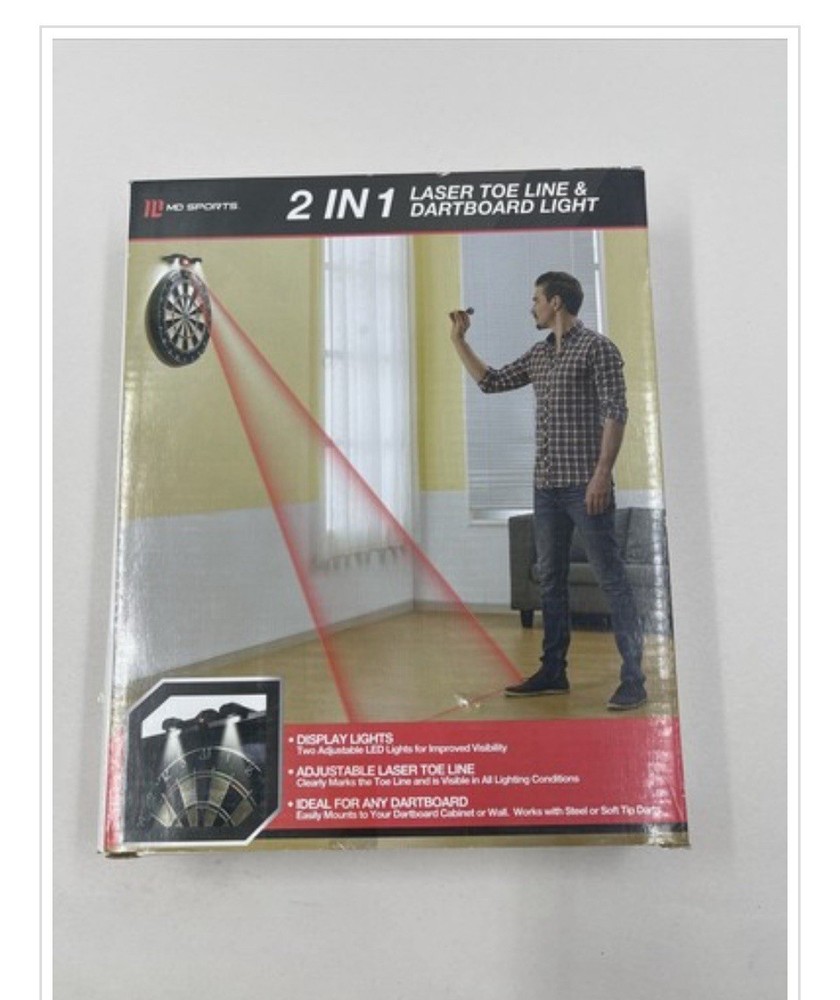 Adjustable Laser Toe Line For Use With Any DartBoard - Projects Throwing Dist.