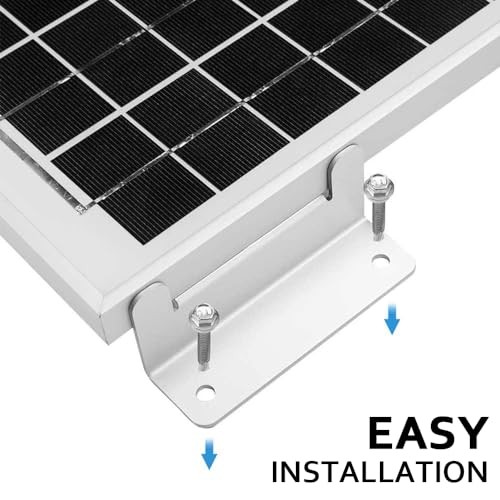 8 Units Solar Panel Mounting Z Brackets 2 Pack Lightweight Aluminum Bracket