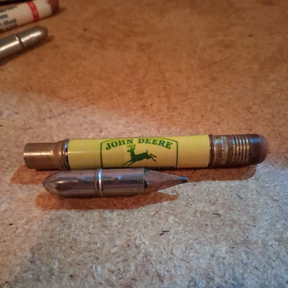 1950's John Deere Advertising Bullet Pencil hall implement co.