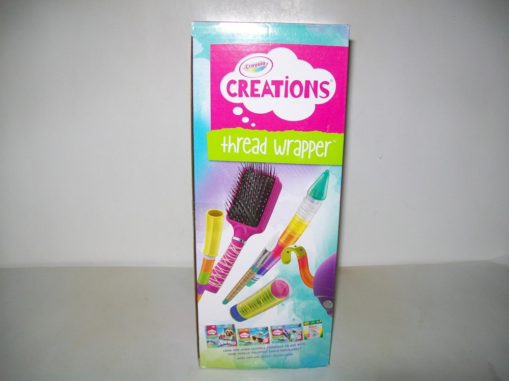 Crayola Creations Thread Wrapper Custom Color Thread 6 Colors New