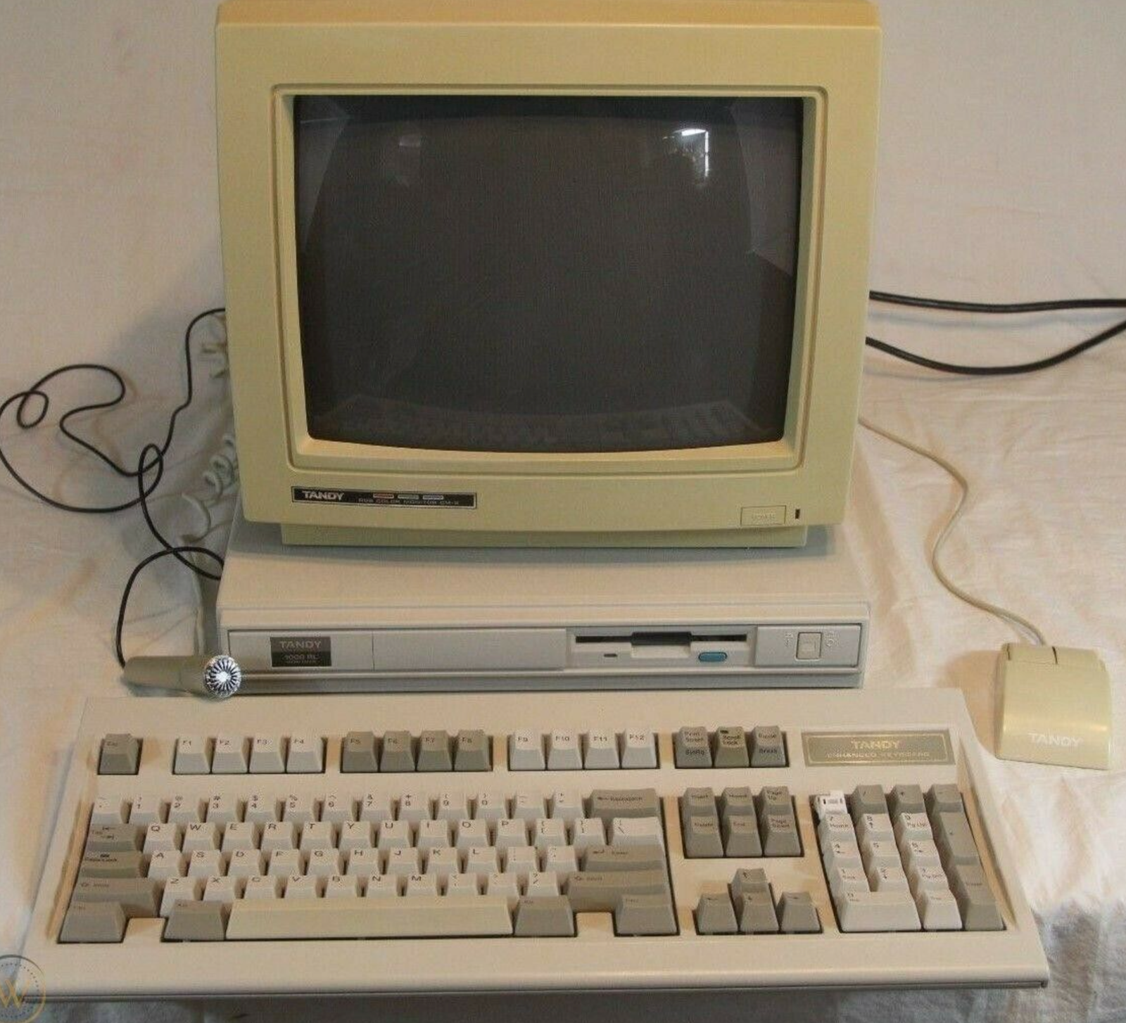 Tandy 1000 RL Boot system and Deskmate Disks / 3.5 Floppies Free Ship ! !