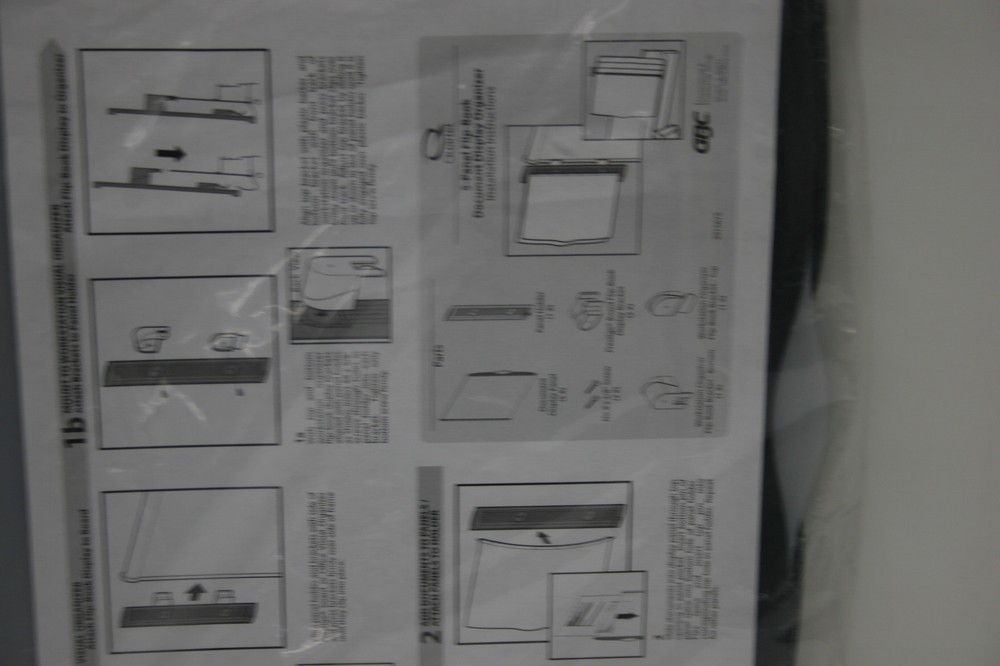 GBC Quartet 5 Panel Black Flip Book for Visual Organizers