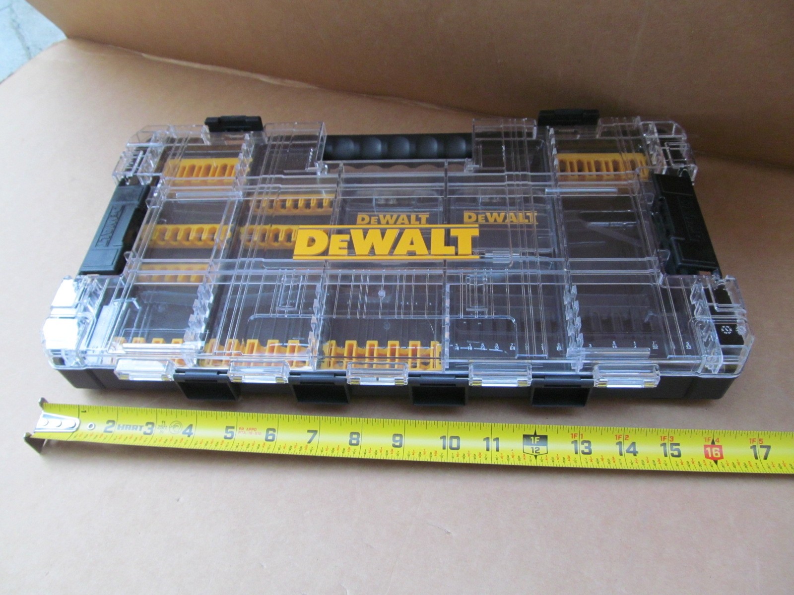 DeWalt Large Tough Case Stackable Storage Case, New Empty