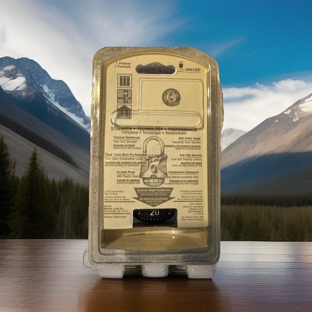 Master Lock Titanium Series Combination Lock 3X Stronger