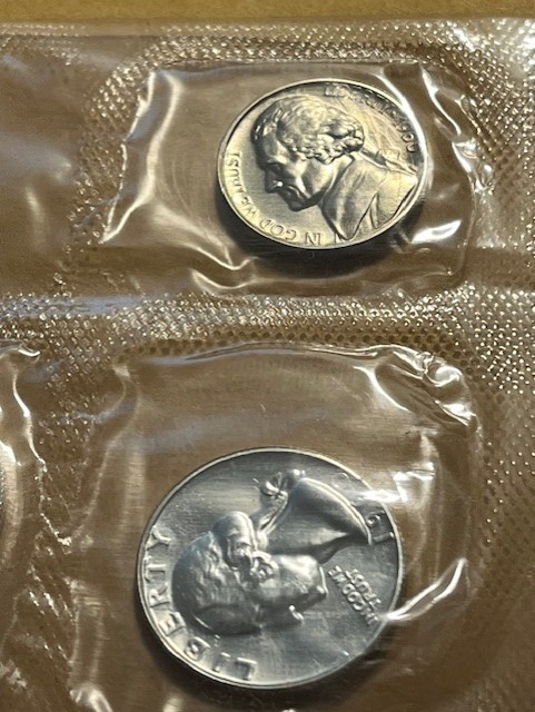 1960 US Mint Silver Proof Set/Opened/OGP #13846
