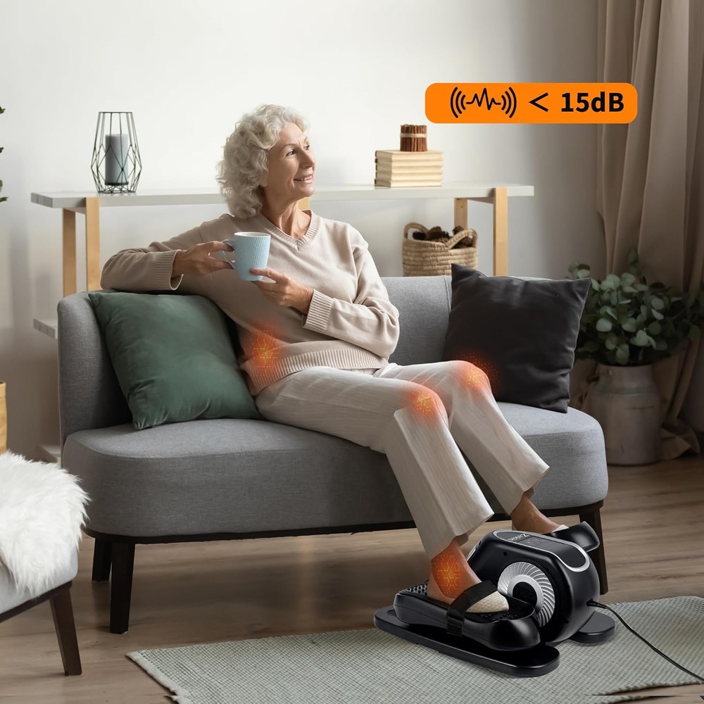 Under Desk Elliptical Machine, Electric Elliptical Training Machine w/Remote