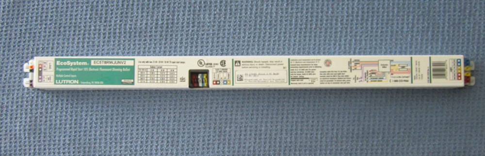 Lutron EC5T8RWJUNV2 Fluorescent Dimming Ballast