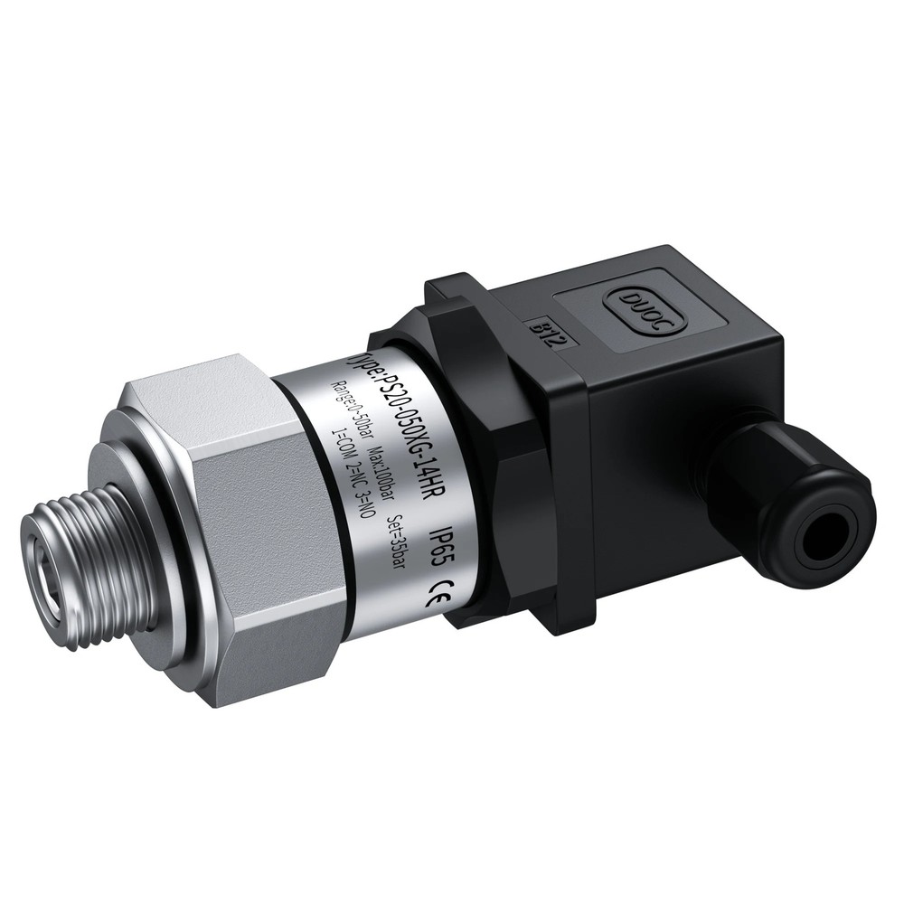 Pressure Switch 0-400bar Adjustable Span Pump Control Long Life NO NC Integrated