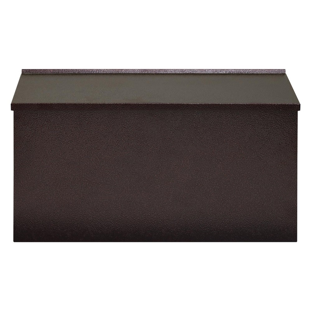 Dalmbox Wall-Mount Mailbox Large for Post Rust-Proof Bronze