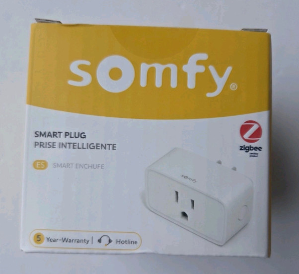 Somfy Smart Plug, B-Type, Zigbee, #1871217A - NEW In BOX!