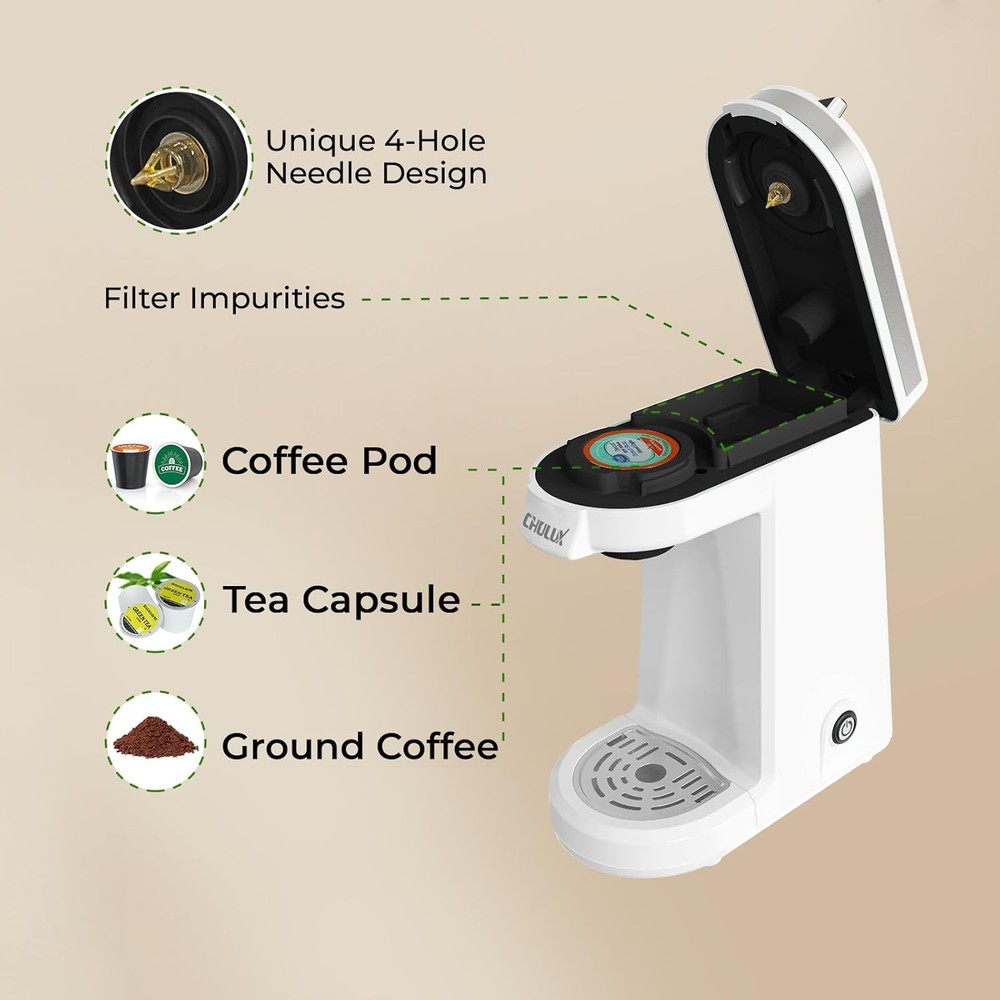 Mini coffee maker, single-cup American coffee maker, lightweight capsule coffee