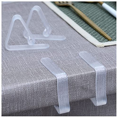 32 Pcs Tablecloth Clips,Plastic Tablecloth Clips,Clear Tablecloth Clips,
