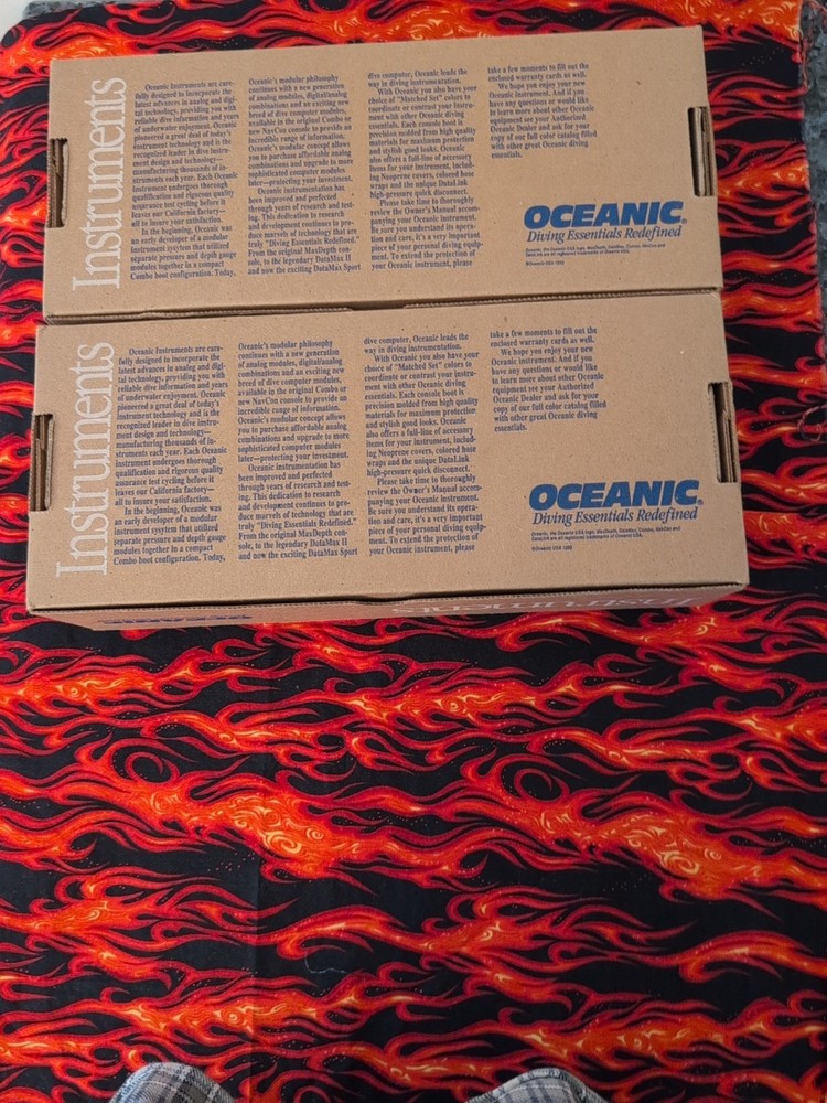 Oceanic DataMax Sport Model (DRB) Dive Computers (2) NEW! Read.