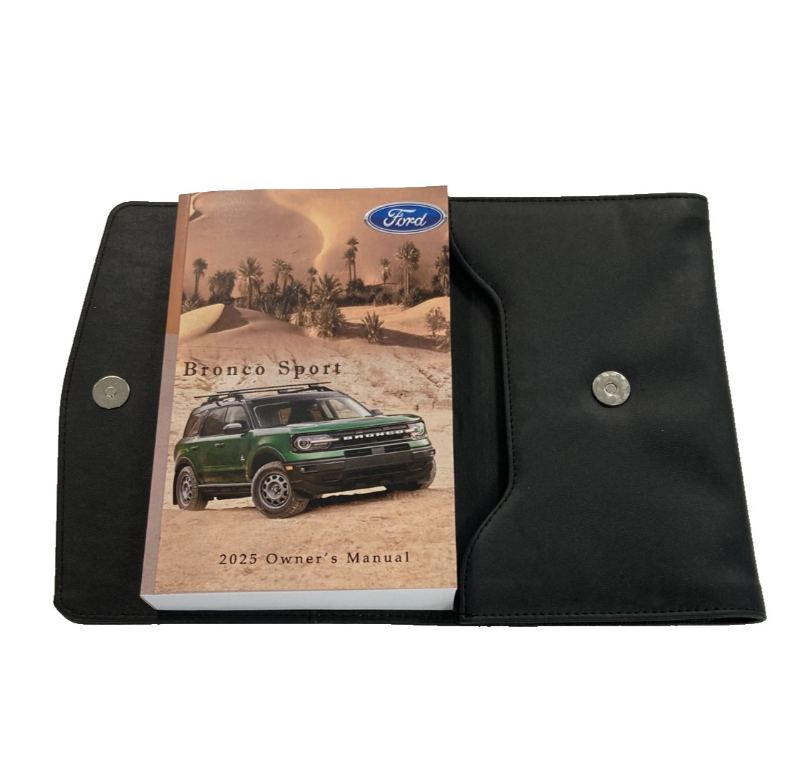 Owner Manual for 2025 Ford Bronco Sport, Owner's Manual Factory Glovebox Book