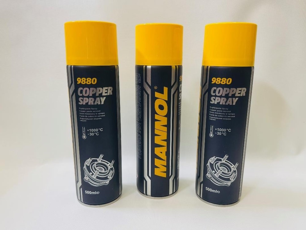 Mannol 9880 Copper Spray Lubricant Grease 500ml