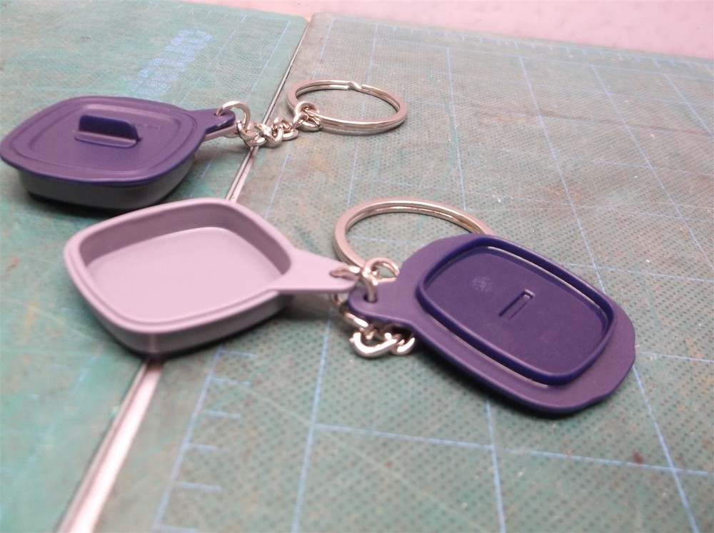 (2) Tupperware MicroPro Grill Keychain