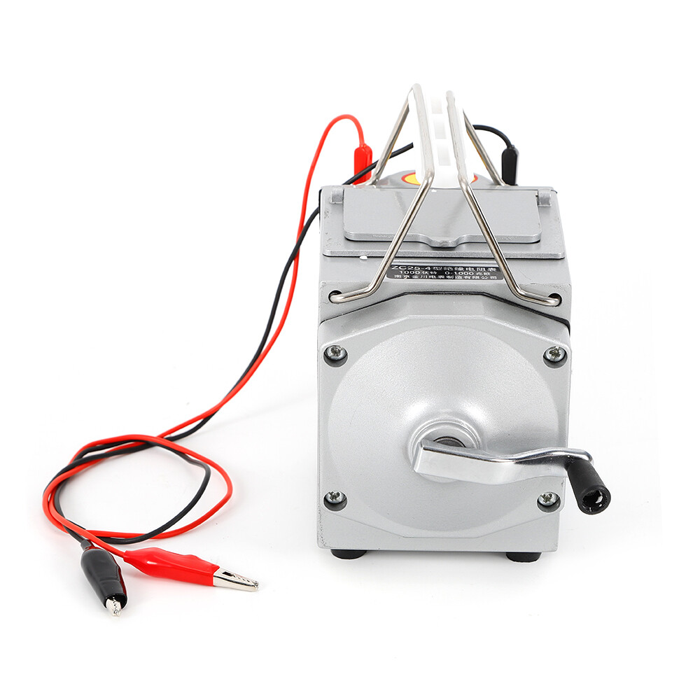 Megohmmeter 1000V Insulation Resistance Tester Hand Crank Megger 1000MΩ