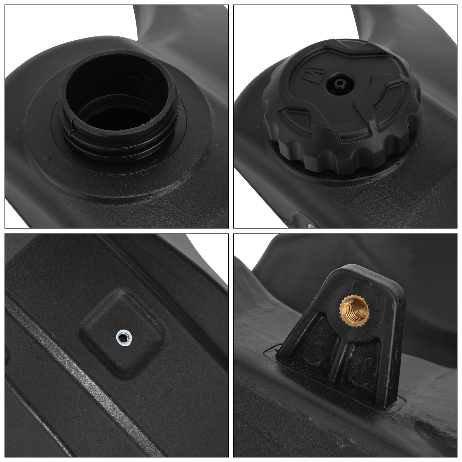 Black Fuel Gas Tank & Petcock & Cap Fit For Yamaha YZ85 2002-2021