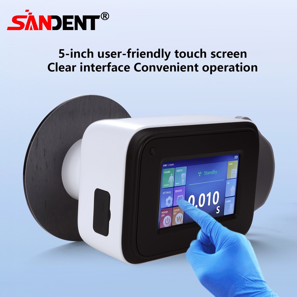 Portable Dental X Mobile Ray Machine Digital Unit High Frequency with Shield