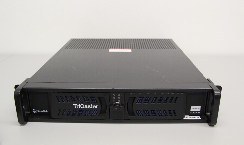NewTek TCXD450 CS Controller with TCXD455 TriCaster Switcher & Pelican Roadcase