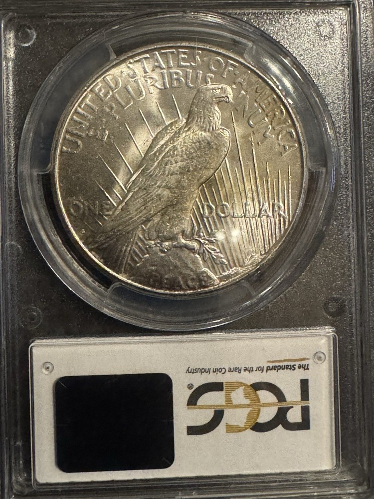 1927-S Peace Dollar PCGS MS62
