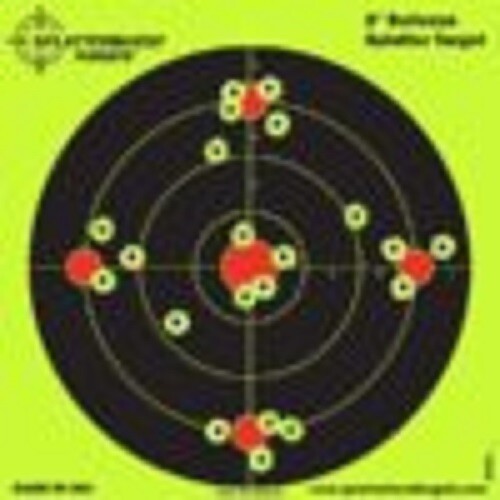 20 Pack -  8" Bullseye Splatterburst Target