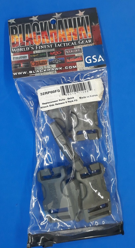 Blackhawk Quick Attach Side Release Replacement Part for Tactical Vest 6 Pack