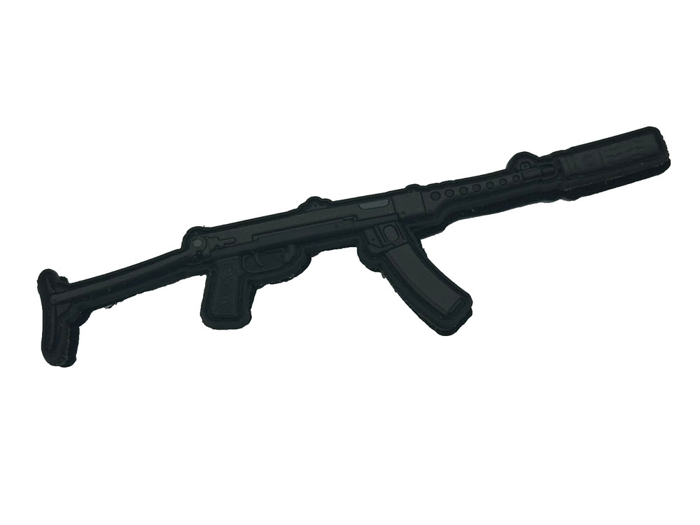 SHOT Show SilencerCo "Silenced PPSh-41" RARE PVC Patch, Hook & Loop, NEW!