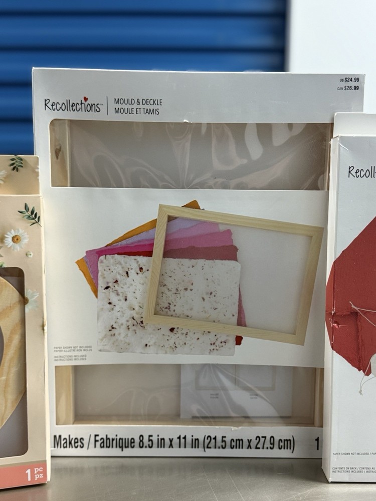 Recollections Papermaking Complete Bundle Mold Deckle Absorption Kit Templates