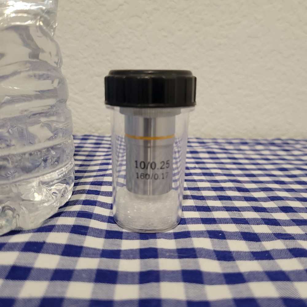 NEW AMSCOPE 10 0.25 160/0.17 Microscope Objective Lens