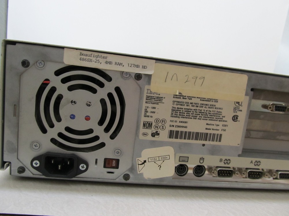 Vintage IBM PS/ValuePoint 425SX/Si Computer ****Pls Read