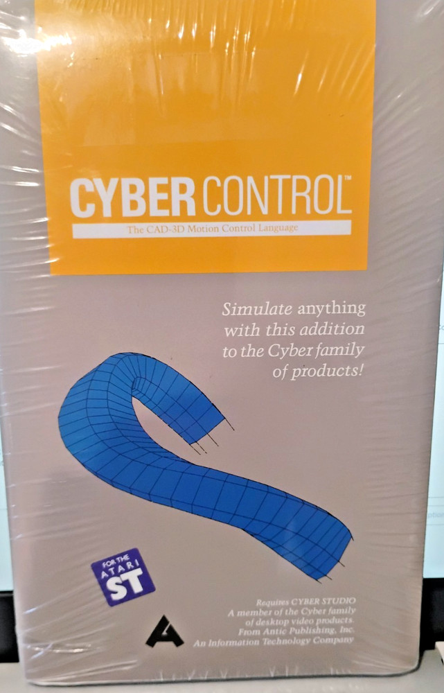 Cyber Control; Atari ST ; NEW Old stock/ Disk w/Manual