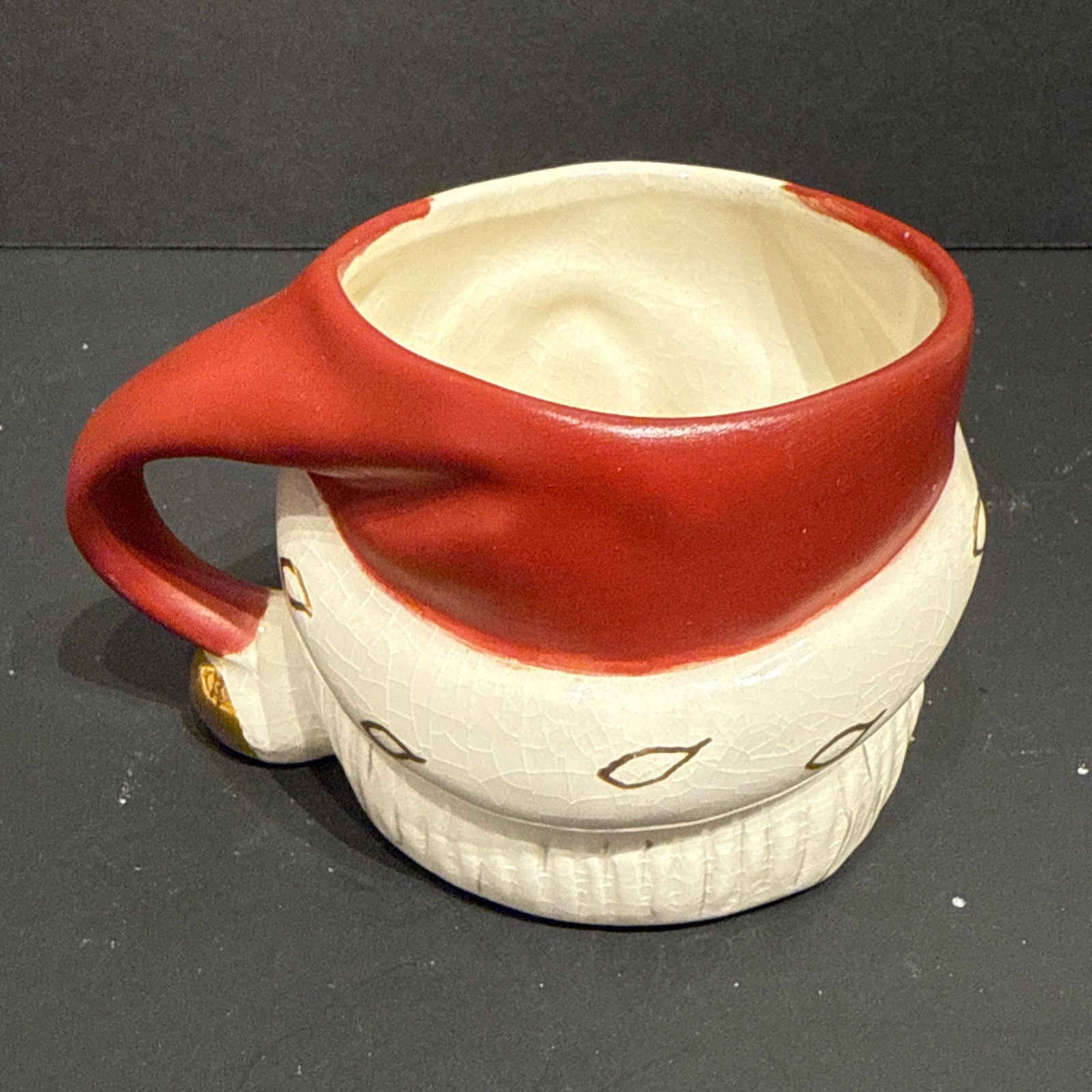 Vintage Santa Mugs Set Of 4 HH Style Made In Japan, 2.75” Tall