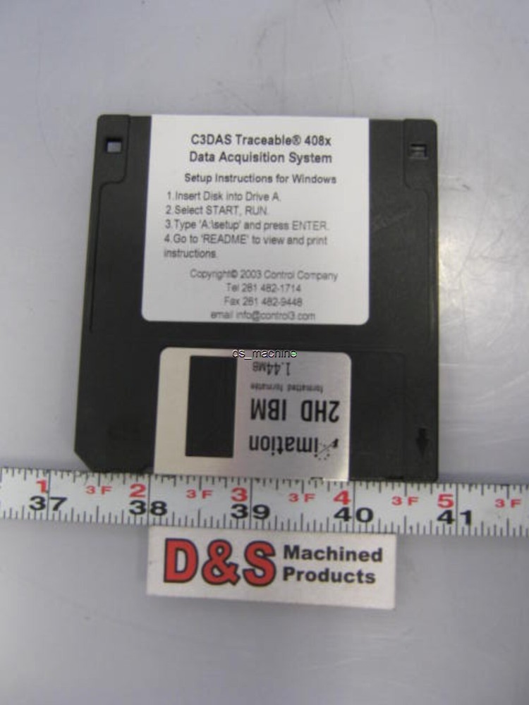 New Control Company C3DAS Traceable 408x Data Acquisition System for Windows